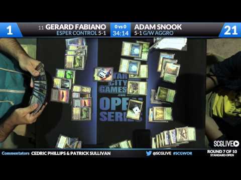 SCGWOR - Standard - Round 7 - Gerard Fabiano vs Adam Snook [Magic: the Gathering]
