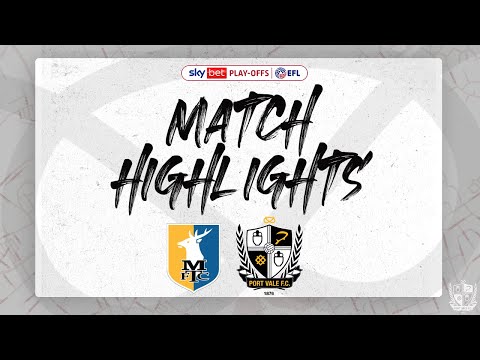 FC Mansfield Town 0-3 FC Port Vale Stoke-on-Trent