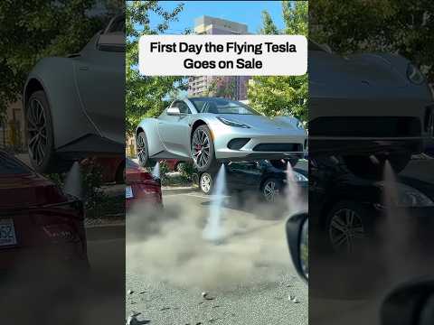 When the Flying Roadster Finally Drops #shorts #tesla