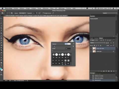 comment modifier la couleur des yeux sur photoshop