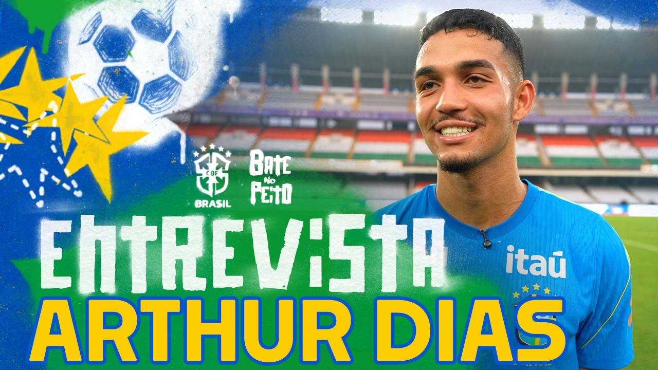 ARTHUR DIAS COMEMORA ESTREIA PELA SELEÇÃO E LEMBRA CHORO NA CONVOCAÇÃO