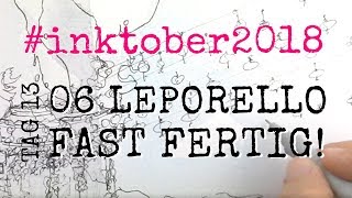 #inktober2018 | Tag 13 Leporello: Fast fertig!