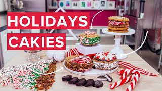 How to make Holiday Cookie Sandwiches with Chocolate Chip Cookies, Cake and Buttercream!
