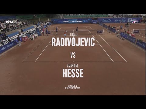 Lola Radivojevic (SRB) vs Amandine Hesse (FRA)  -  Game, Set and Match Point