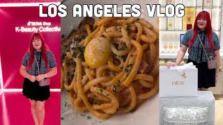 Los Angeles Vlog✈️ Korean Beauty Pop Up, South Coast Plaza, Dior Beauty, Ini Ristorante