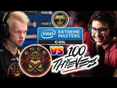 ENCE vs 100 Thieves [Nuke] Highlights - IEM Beijing 2019