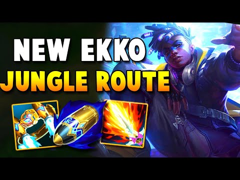 My New Ekko jungle route that completely destroys High Elo Zac main after he makes 1 mistake