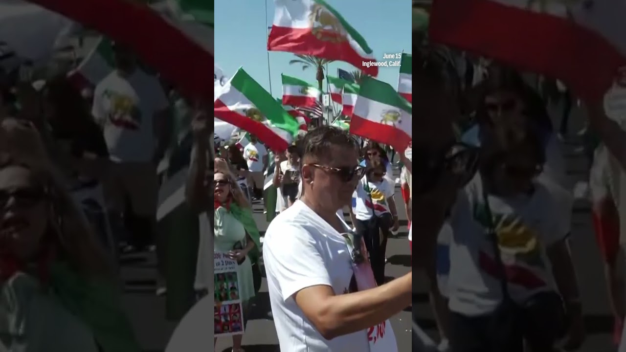 Video | Iranians protest ahead of Iran-New Zealand World Cup match