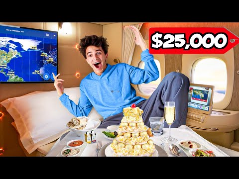 THIS IS THE MOST EXPENSIVE FIRST CLASS PLANE SEAT!!