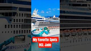 My Fav Spots on NCL Jade #ncl #ncljade #norwegiancruiseline #cruiseship #cruiselife #travelshorts