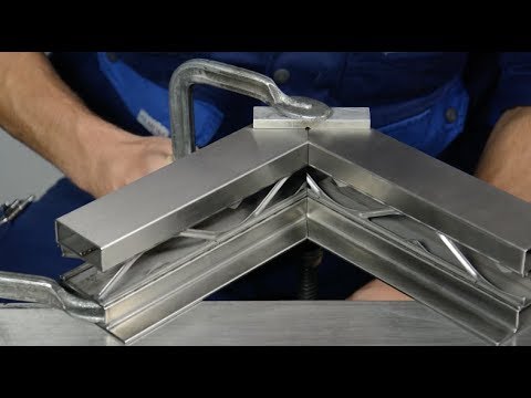 D 11 Edelstahl: Klemmen, heften und schweissen der Forster Profilsysteme