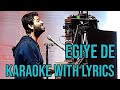Egiye de | Karaoke With Lyrics | Shudhu Tomari Jonyo | Dev | Srabanti