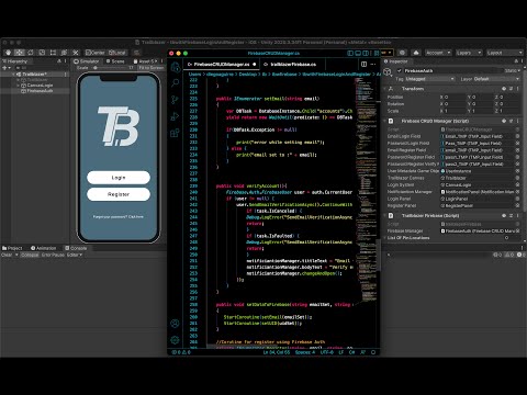 Firebase Auth and Firebase Real-time Database in unity 3D