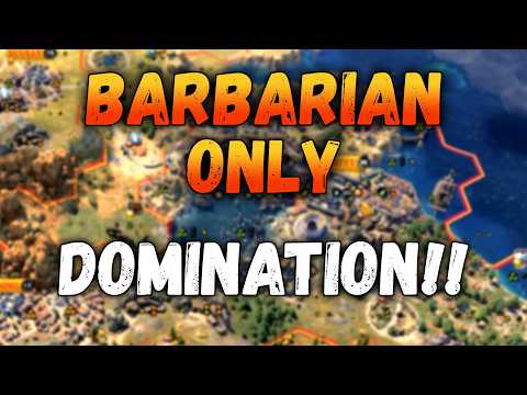 BARBARIAN ONLY Domination!! - Can we Bribe The Barbs To Destroy Everyone??