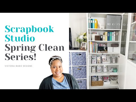 Spring Clean 2022 Series - Part 1: Purging and Organizing My Papers, Kits, & Embellishments!