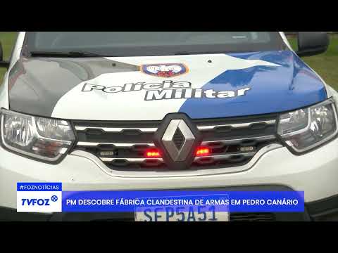 PM descobre fábrica clandestina de armas em Pedro Canário