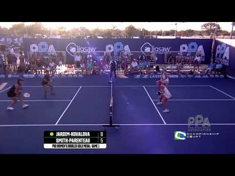 Simone Jardim Lucy Kovalova Vs Callie Smith Catherine Parenteau   PPA Florida Women's Doubles Gold