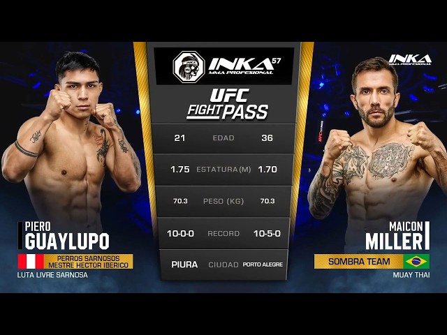 Piero Guaylupo vs. Maicon Miler Full Fight | Inka MMA 57