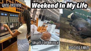 WEEKEND VLOG | GRWM For Brunch | Pop Up Shop | Farm & More