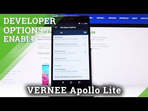 How to Activate Developer Options in Vernee Apollo Lite - OEM Unlock & USB Debugging