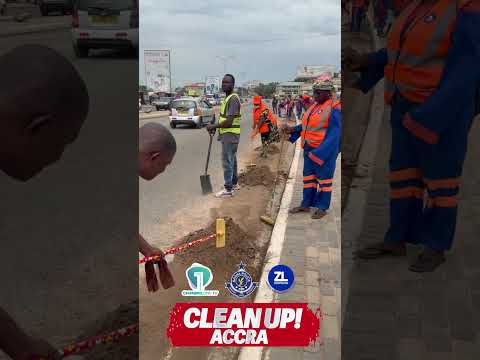 WATCH: Clean Up Accra Hits Mallam Junction as Drainage Crisis Gets Attention