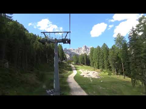 Risalita integrale seggiovia Leitner "Vajolet 2" - Pera di Fassa (TN)