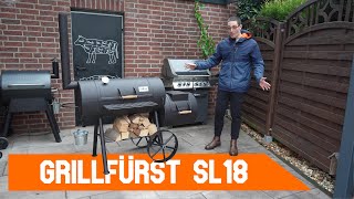 Grillfürst Offset-Smoker SL18 im Brisket Test: Massiv, verschweißt, genial! (6mm Stahl)