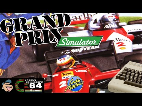 GRAND PRIX SIMULATOR – Commodore 64 (1987) | Codemasters’ Top-Down Racing Classic