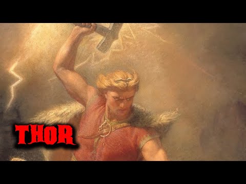 Thor, il dio del tuono della mitologia norrena