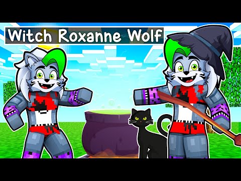 Roxanne Wolf becomes a WITCH!? in Minecraft Security Breach