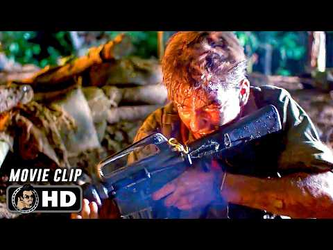 Final Battle Scene | PLATOON (1986) Movie CLIP HD