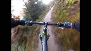 preview picture of video 'Llandegla 2nd section B Line Black Run 09th Nov 14'