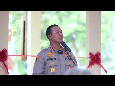 Peresmian Gedung Poskamling Sawangan Plana