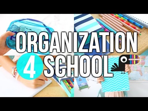 How To Be Organized This School Year!