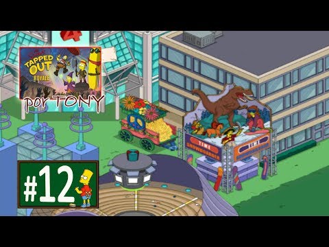 Los Simpson Springfield "Juegos'19: Capítulo 12 - Pantallas de tiempos de Snowboard" por Tony
