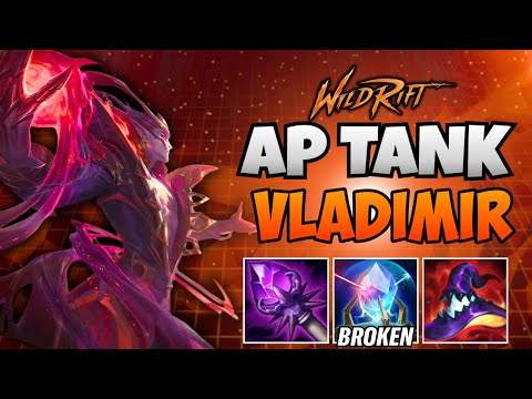 Wild Rift: TANK VLADIMIR DOES TOO MUCH DAMAGE (INSANE LATE GAME)