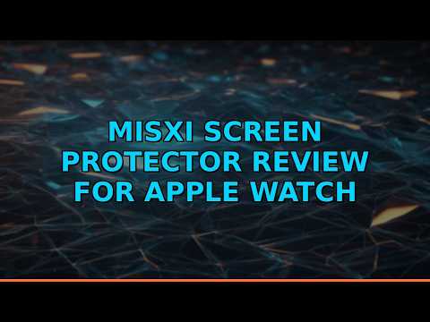 Misxi Screen Protector Review for Apple Watch SE3/SE2/Series