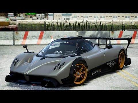 GTA IV 2009 Pagani Zonda R Crash Testing HD