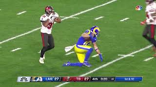 ラムズ、QBマシュー・スタフォードからWRクーパー・カップへ勝負を決める44ydロングパス [2021-2022] DP3 LA vs TB