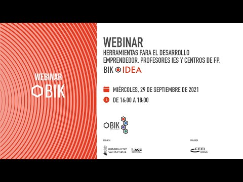 29/09/2021_Webinar BIK- herramientas emprendimiento profesores IES y FP