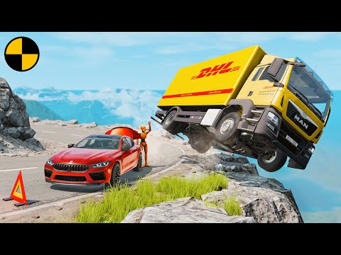 Cars vs Cliff Drops #2 😱 BeamNG.Drive