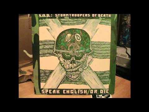 S.O.D. STORMTROOPERS OF DEATH Speak English or die Vinyl, LP