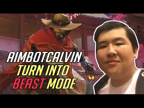 AIMBOTCALVIN 900 IQ NANOBOOST  - Overwatch Streamer Highlights