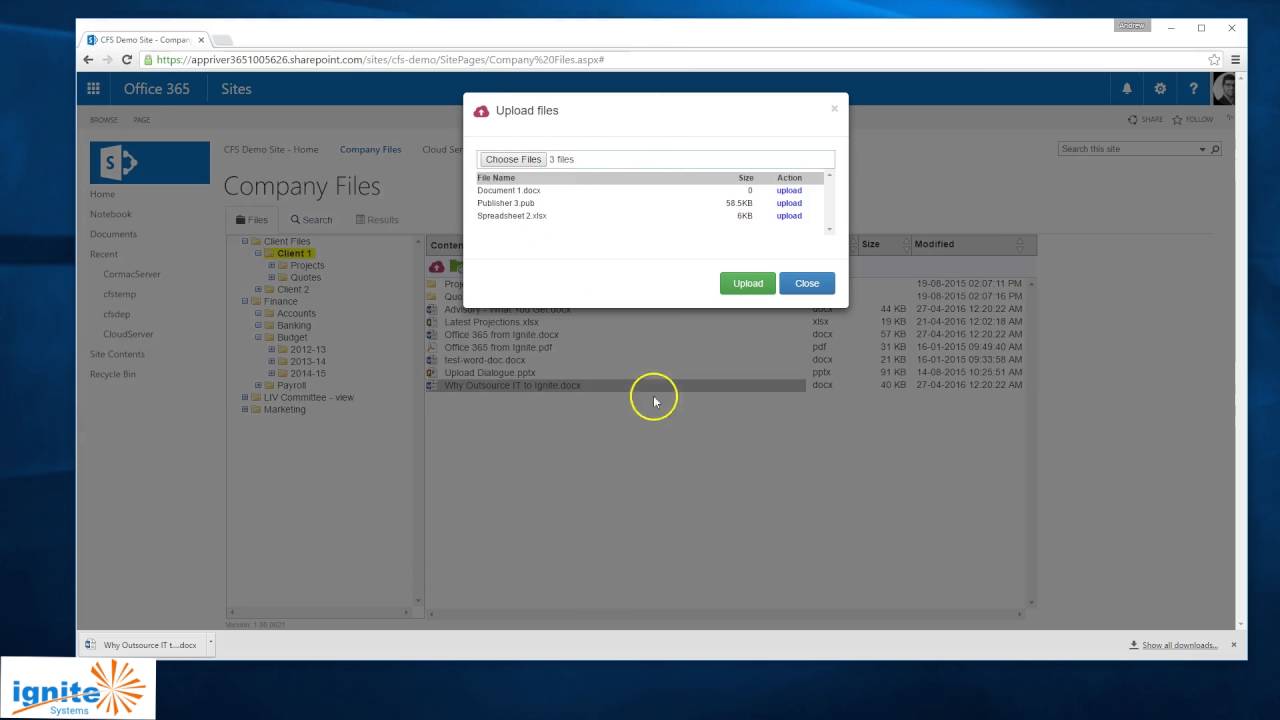 Using Cloud File Server - Files