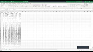 How to log transform your dataset in Excel