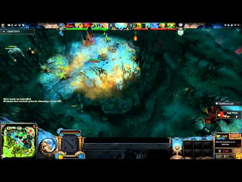 TI4 Grand Finals - Courier got sniped by neutrals creeps