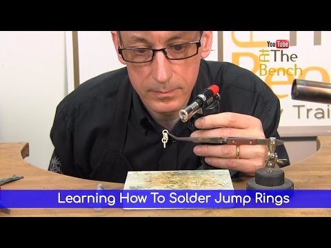 Learning How To Solder - Soldering Jump Rings - Making Your Own Jewellery