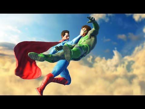 Injustice 2 All Super Moves on Green Lantern (No HUD) 4K UHD 2160p Video