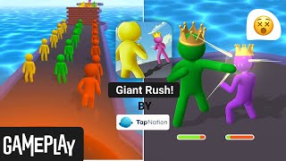 Giant Rush! Gameplay | Hyper Causal Game | Made with Unity