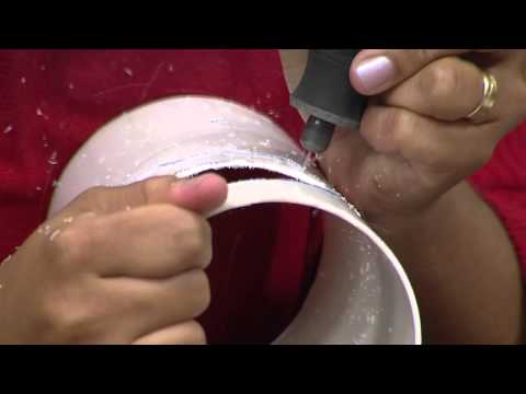 Mulher.com 20/06/2014 - Luminária PVC Balão por Tatiane Nascimento - Parte 1